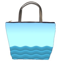 Making Waves Bucket Bag by WensdaiAmbrose