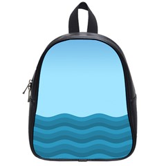 Making Waves School Bag (small) by WensdaiAmbrose