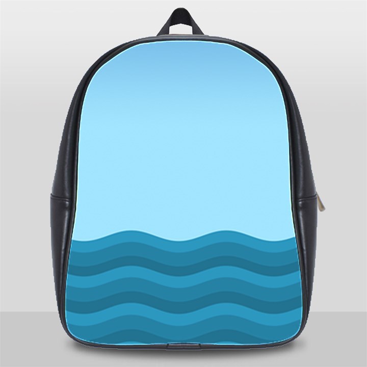 Making Waves School Bag (XL)