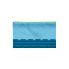 Making Waves Cosmetic Bag (xs) by WensdaiAmbrose