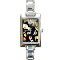 Food Rectangle Italian Charm Watch by snowwhitegirl