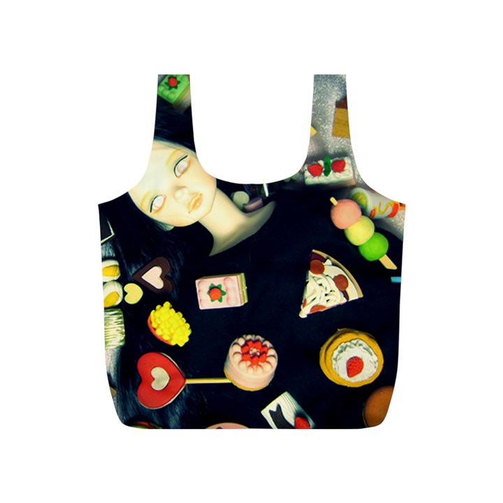 Food Full Print Recycle Bag (S)