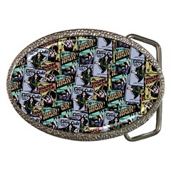 Comic Books Pattern Belt Buckles by snowwhitegirl