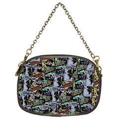 Comic Books Pattern Chain Purse (one Side) by snowwhitegirl