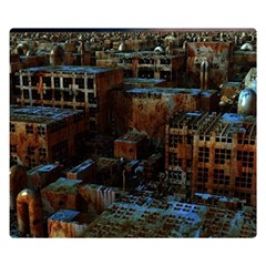 Building Ruins Old Industry Double Sided Flano Blanket (small)  by Pakrebo