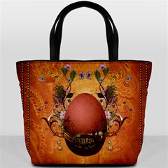 Wonderful Steampunk Easter Egg With Flowers Bucket Bag by FantasyWorld7