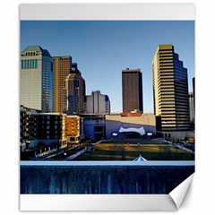 Columbus Skyline Canvas 20  X 24  by Riverwoman