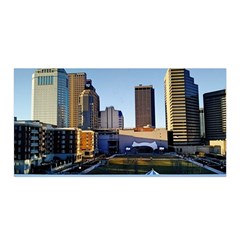 Columbus Skyline Satin Wrap by Riverwoman