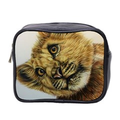 Lion Cub Mini Toiletries Bag (two Sides) by ArtByThree