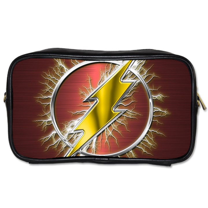 Flashy Logo Toiletries Bag (Two Sides)