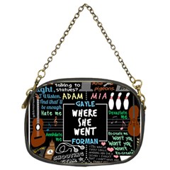 Book Quote Collage Chain Purse (two Sides) by Sudhe