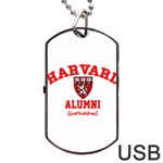 Harvard Alumni Just Kidding Dog Tag USB Flash (Two Sides) Front