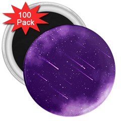 Meteors 3  Magnets (100 Pack) by bunart