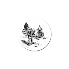 Apollo Moon Landing Nasa Usa Golf Ball Marker (4 Pack) by Sudhe