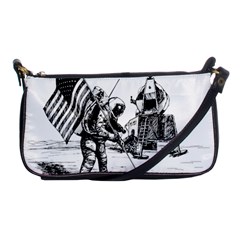 Apollo Moon Landing Nasa Usa Shoulder Clutch Bag by Sudhe