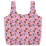 Lamb Pattern Pink Full Print Recycle Bag (XL) Front