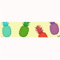 Colorful Pineapples Wallpaper Background Large Bar Mats by Sudhe