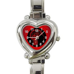 Artificial Intelligence Brain Think Heart Italian Charm Watch by Sudhe