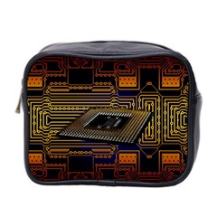 Processor Cpu Board Circuits Mini Toiletries Bag (two Sides) by Sudhe