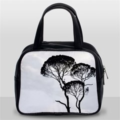 Silhouette Photo Of Trees Classic Handbag (two Sides) by Sudhe