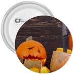 Old crumpled pumpkin 3  Buttons Front