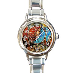 Grateful Dead Rock Band Round Italian Charm Watch by Sudhe