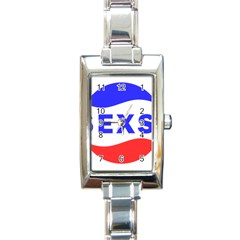 Sexsi Sexy Logo Rectangle Italian Charm Watch by Sudhe