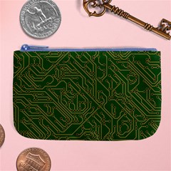 Circuit Board Electronics Draft Large Coin Purse by Pakrebo