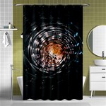 Abstract Fractal Pattern Galaxy Shower Curtain 48  x 72  (Small)  Curtain(48  X 72 ) - 42.18 x64.8  Curtain(48  X 72 )