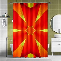 Digital Art Art Artwork Abstract Shower Curtain 48  X 72  (small)  by Pakrebo