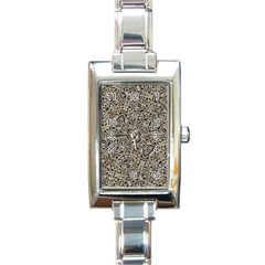 Cyber Punk Pattern Design Rectangle Italian Charm Watch by dflcprintsclothing