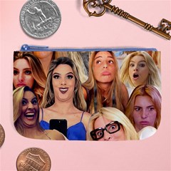 Lele Pons - Funny Faces Large Coin Purse by Valentinaart