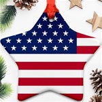 American flag Star Ornament (Two Sides) Front