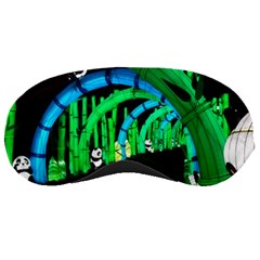 Dragon Lights Panda Sleeping Masks by Riverwoman