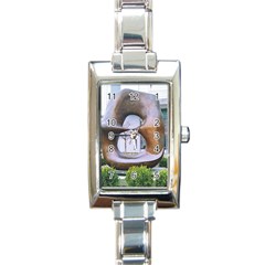 Henry Moore Rectangle Italian Charm Watch by Riverwoman