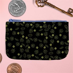 St Patricks Day Pattern Large Coin Purse by Valentinaart