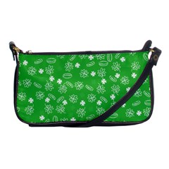 St Patricks Day Pattern Shoulder Clutch Bag by Valentinaart