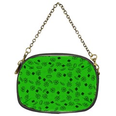 St Patricks Day Pattern Chain Purse (one Side) by Valentinaart