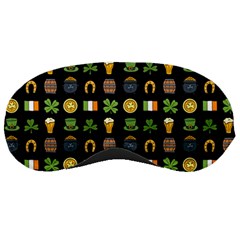 St Patricks Day Pattern Sleeping Masks by Valentinaart