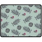 Tropical Pattern Fleece Blanket (Medium)  60 x50  Blanket Front