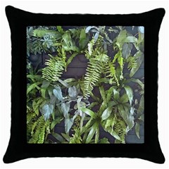 Living Wall Throw Pillow Case (black) by Riverwoman