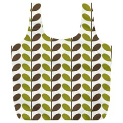 Leaf Plant Pattern Seamless Full Print Recycle Bag (xl) by Pakrebo