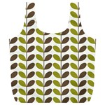 Leaf Plant Pattern Seamless Full Print Recycle Bag (XL) Front