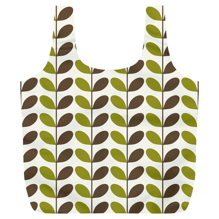 Leaf Plant Pattern Seamless Full Print Recycle Bag (XL)