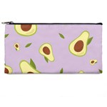 Avocado Green With Pastel Violet Background2 Avocado Pastel Light Violet Pencil Cases Front