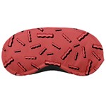 Funny Bacon Slices Pattern infidel vintage red meat background  Sleeping Masks Front