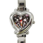 Flags of Dublin Scioto Heart Italian Charm Watch Front