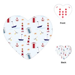 Thème Marin - Sea Playing Cards (heart) by alllovelyideas