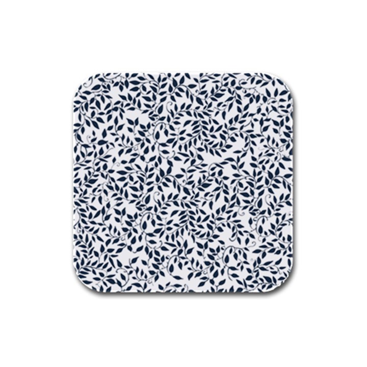 leaves Rubber Square Coaster (4 pack) 