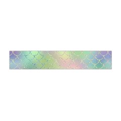 Pastel Mermaid Sparkles Flano Scarf (mini) by retrotoomoderndesigns